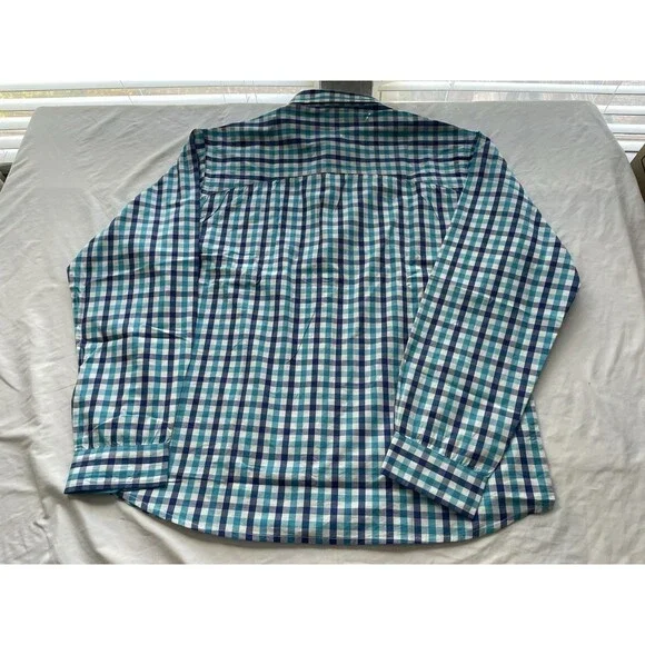 Lucky Luciano Button Up Shirt Mens XL Checkered Long Sleeve New With Tag